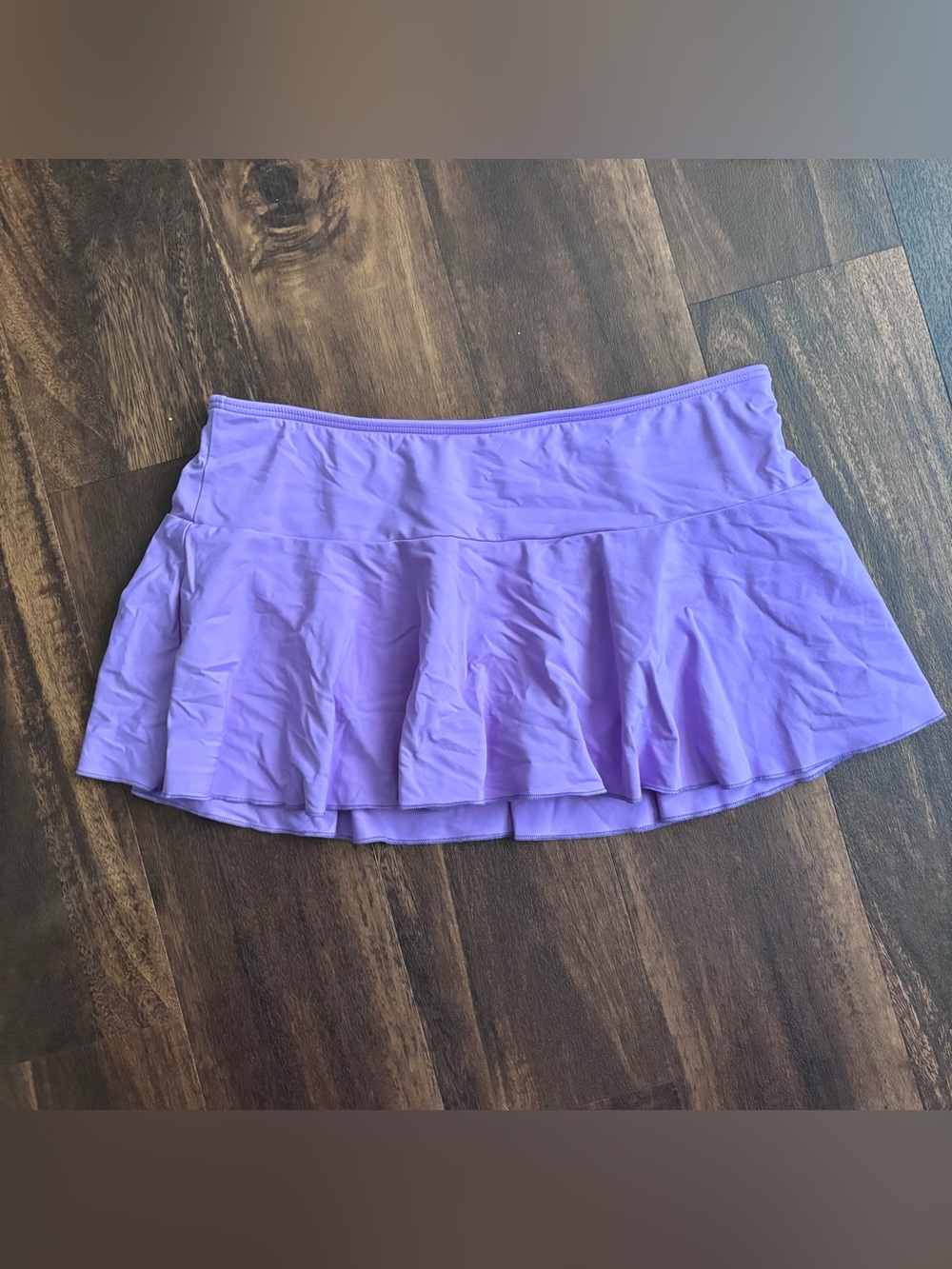 Lands end swim purple size 4 Ruffle Women’s Skirt